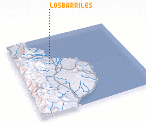 3d view of Los Barriles