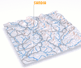 3d view of Sandía