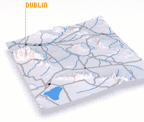 3d view of Dublin