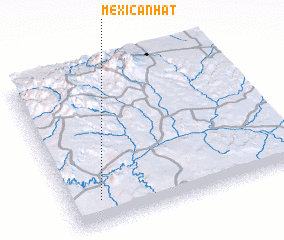 3d view of Mexican Hat