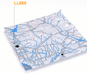 3d view of Llano