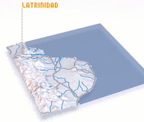 3d view of La Trinidad