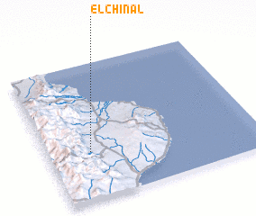 3d view of El Chinal