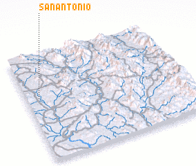 3d view of San Antonio