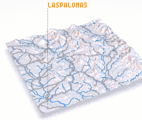 3d view of Las Palomas