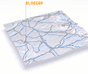 3d view of Blue Gap