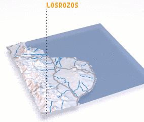 3d view of Los Rozos