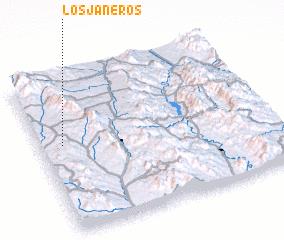 3d view of Los Janeros