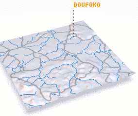 3d view of Doufoko