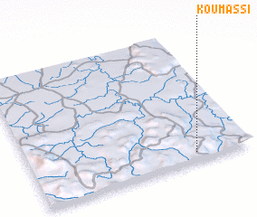 3d view of Koumassi