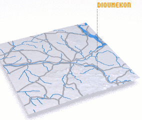 3d view of Dioumékon