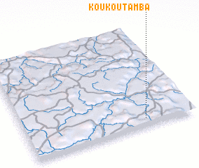 3d view of Koukoutamba