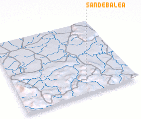 3d view of Sande Baléa