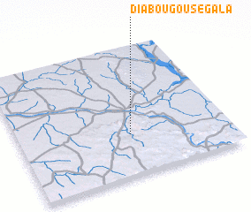 3d view of Diabougou Ségala