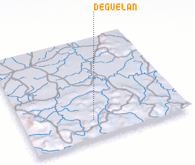3d view of Déguélan