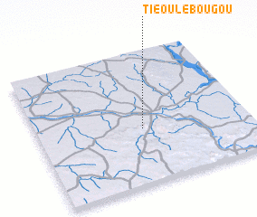 3d view of Tiéoulébougou