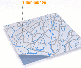 3d view of Tikonkoworo