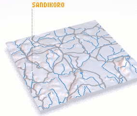 3d view of Sandikoro