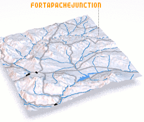 3d view of Fort Apache Junction