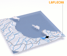 3d view of La Flecha