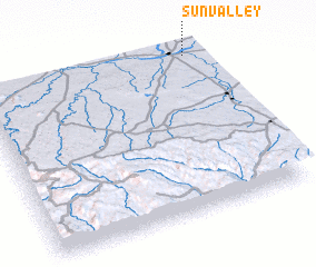 3d view of Sun Valley