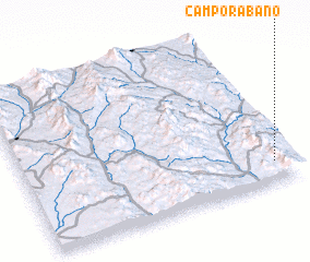 3d view of Campo Rabano