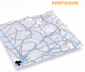 3d view of Puerto Cajón