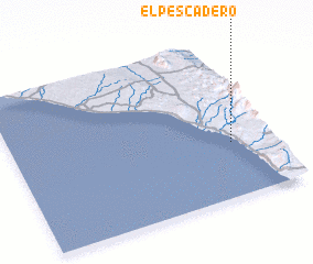 3d view of El Pescadero