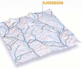 3d view of Ojo de Agua