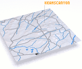 3d view of Keams Canyon