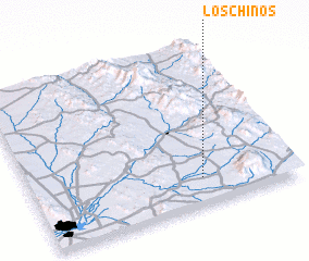 3d view of Los Chinos