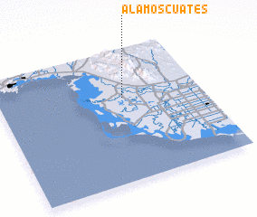 3d view of Álamos Cuates