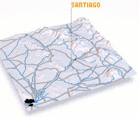 3d view of Santiago