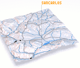 3d view of San Carlos