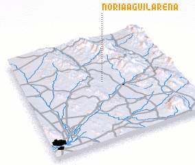 3d view of Noria Aguilareña