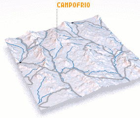 3d view of Campo Frío