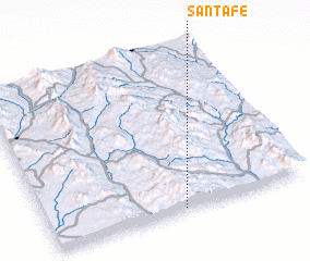3d view of Santa Fe