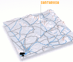 3d view of Santa Rosa