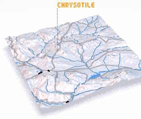 3d view of Chrysotile