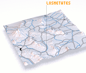 3d view of Los Metates