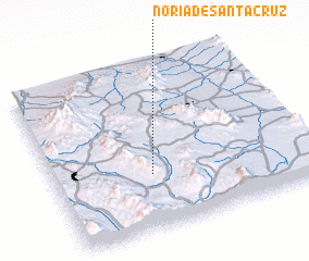 3d view of Noria de Santa Cruz