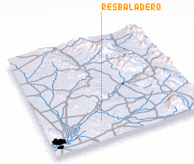 3d view of Resbaladero