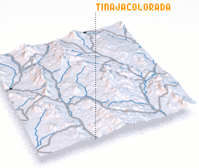 3d view of Tinaja Colorada