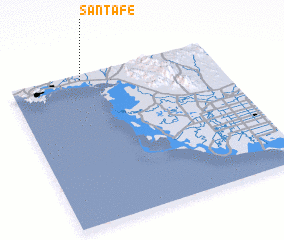 3d view of Santa Fe