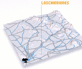 3d view of Los Chirriones