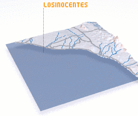 3d view of Los Inocentes