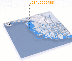 3d view of Los Algodones