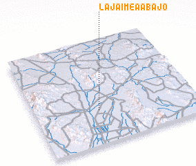 3d view of La Jaimea Abajo