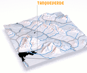 3d view of Tanque Verde