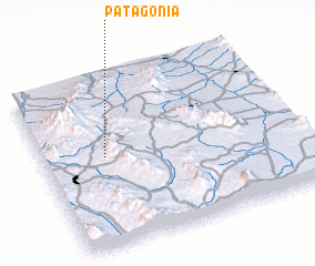 3d view of Patagonia
